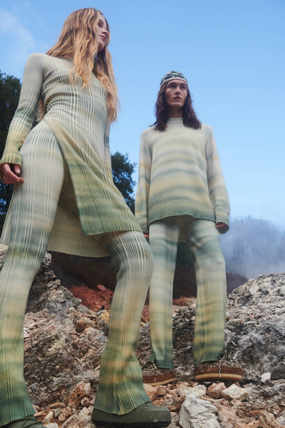 Collezione Love on Mars, fall winter 2023-2024, Canessa: Spazi siderali, terreni aspri e tutto il cielo possibile