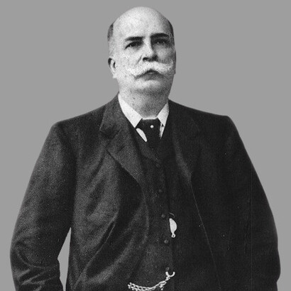 Fotografia de José Maria da Silva Paranhos, também conhecido como Barão do Rio Branco, importante Ministro das Relações Exteriores do Brasil entre os anos 1902-1912 