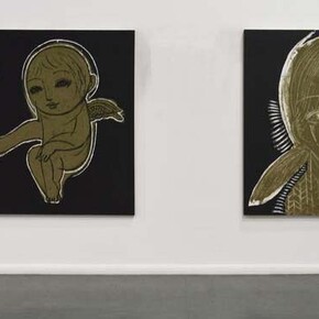 Mohannad Orabi, Exhibition view. Courtesy of Ayyam Gallery