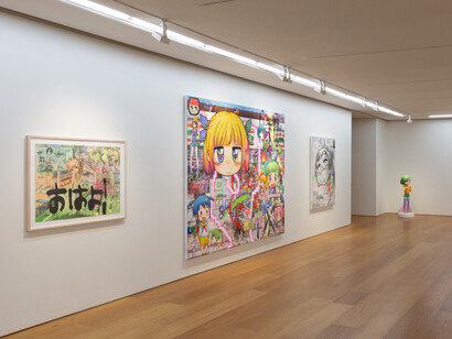 View of Mr.’s solo exhibition at Perrotin, Hong Kong, 2018 Photo: Ringo Cheung
©2018 Mr./Kaikai Kiki Co., Ltd. All Rights Reserved. Courtesy Perrotin
