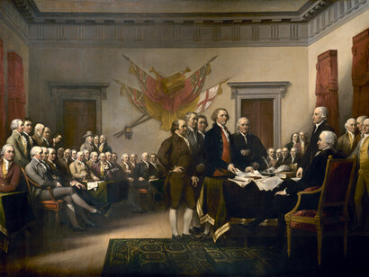 John Trumbull, La firma della Dichiarazione d'Indipendenza, 1819