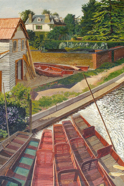 'View from Cookham Bridge', 1936. © Estate of Stanley Spencer and Bridgeman Images 2019