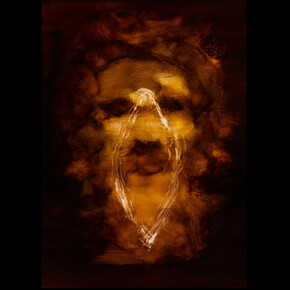 Spiritual Flavor, 2016, ink on canvas 55 x 40 in. 