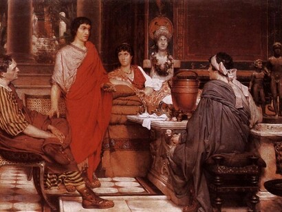 «Catulo en casa de Lesbia» (1865), Lawrence Alma-Tadema