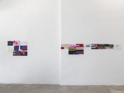Chelo Matesanz, Carta blanca #4 [a Chelo Matesanz], vista de exhibición. Cortesía de la Galería Nordés