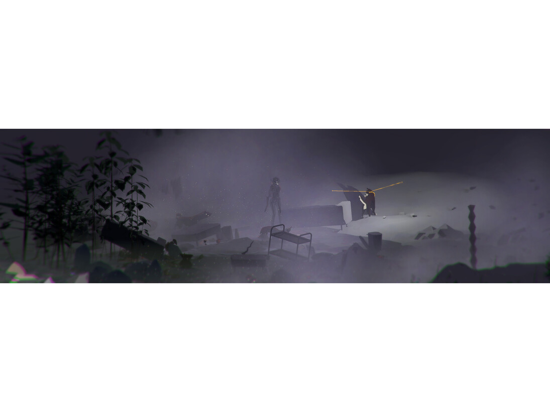 Ian Cheng, Emissary Forks at Perfection (detail), 2015, Vector drawing on vinyl, 130 x 150 cm, Courtesy of the artist and Pilar Corrias Gallery