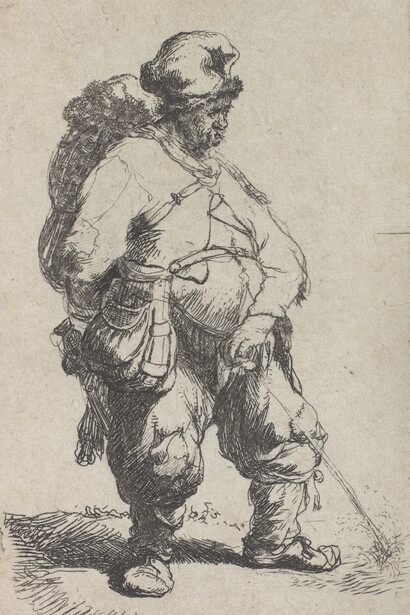 Rembrandt, The peeing man, 1631. Courtesy of Museum Het Rembrandthuis