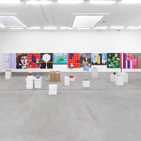 Installation view, Naoki Sutter-Shudo, End of Thinking Capacity, 2024. Courtesy of Gaga & Reena Spaulings LA