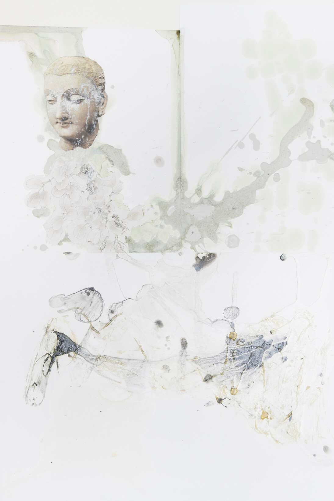 Christopher Doyle, Chronophilia (detail), 2015, collage, 63.5 x 59 cm (25 x 23 ¼ in)