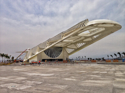 Visão lateral do museu- Foto: Patricia Gomes