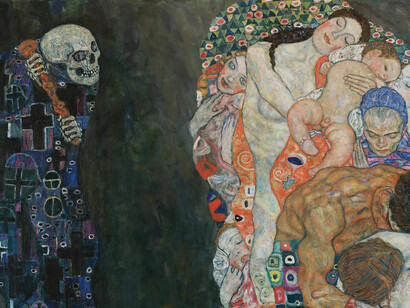 „Tod und Leben“ - Ausschnitt, 1911/1916, Gustav Klimt