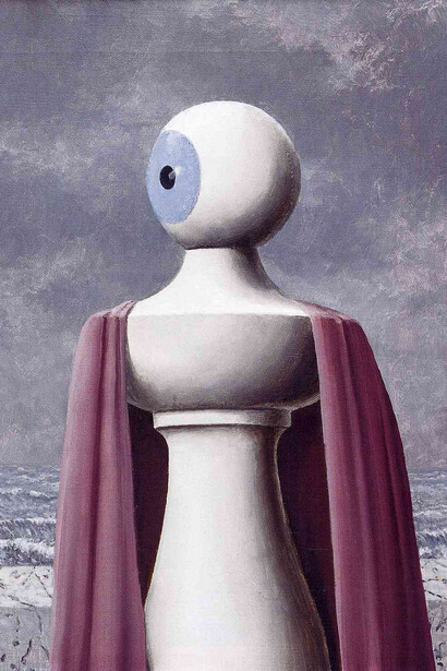 Obra de Magritte, serie de Cicerón