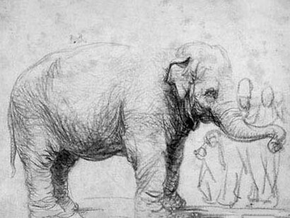 Il ritratto di Hansken firmato da Rembrandt, 1637 circa