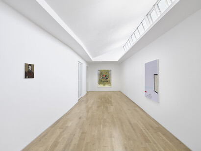 Dexter Dalwood, English painting, exhibition view. Courtesy of Lisson Gallery
