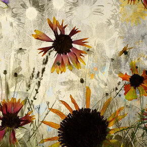 Elizabeth Chiles, Meadow with sunflowers, 2024. Courtesy of Koslov Larsen