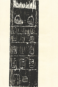 Matthias Mansen, House, 1988, woodcut, National Gallery of Art, Washington, Gift of Wolfgang Wittrock
