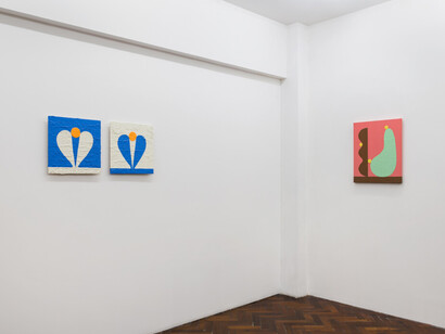 Cotelito, Ilusión concreta, vista de exhibición. Cortesía de Moria Galería