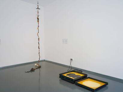 Various artists, Corpus. Notas sobre escultura, movimiento y performatividad, exhibition view. Courtesy of Alarcón Criado Gallery