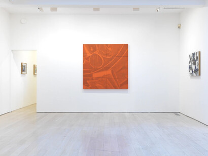 Yves Zurstrassen, exhibition view. Courtesy of Annely Juda Fine Art