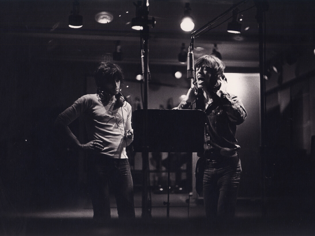 Jim Marshall, Mick Jagger & Keith Richards, 1972