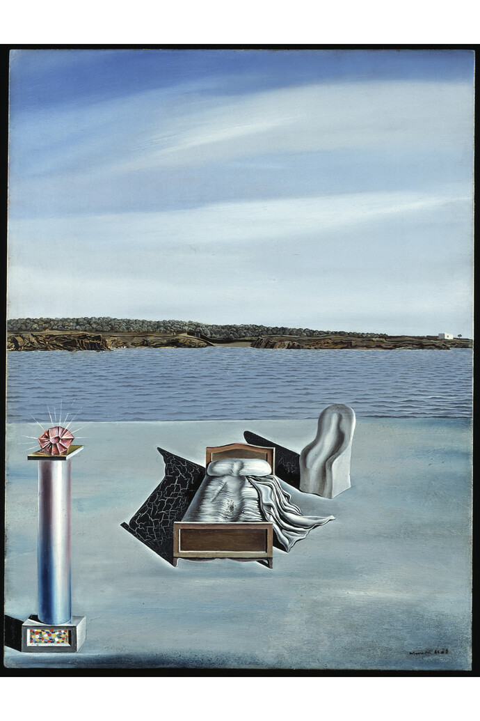 Salvador Dalí. Composiçao surrealista com figuras invisíveis, c. 1936. Fundació Gala-Salvador Dalí, Figueres. C Salvador Dalí, Fundació Gala-Salvador Dalí, Figueres.