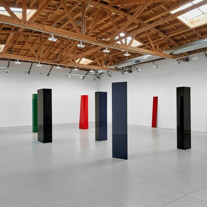 Installation view, John McCracken, David Zwirner, Los Angeles, February 28–March 30, 2024
Photo by Elon Schoenholz. Courtesy David Zwirner