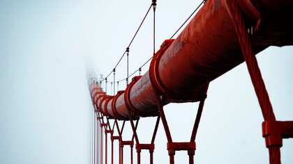 Tubería industrial para transportar materia prima