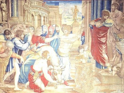 Los tapices de Rafael: «San Pablo y Bernabé en Listra» o «El sacrificio de Listra»