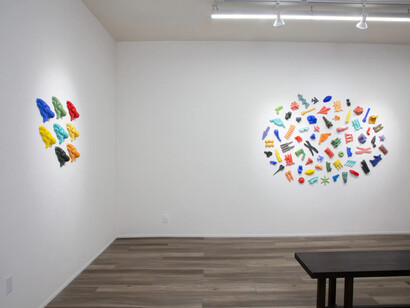 Tom Driscoll, Configurations, exhibition view. Courtesy of Quint Gallery 