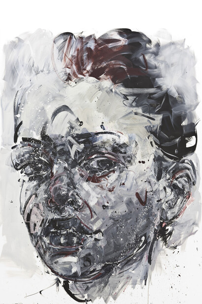 Philippe Pasqua, Untitled, oil on canvas, 130 x 94.5 in, 2012