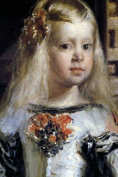 La infanta Margarita de España en "Las meninas", Diego Velázquez, óleo sobre lienzo, 1656–57