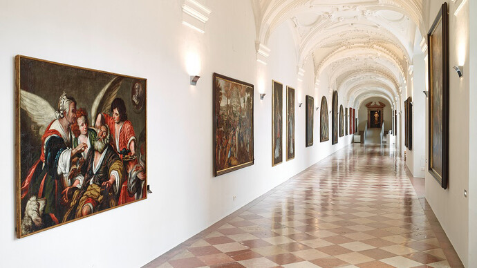 St. Peter’s Museum, exhibition view. Courtesy of DomQuartier Museum