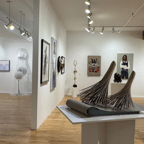 Various artists, Into the now. The time of our lives, exhibition view. Courtesy of The New York Society of Women Artists