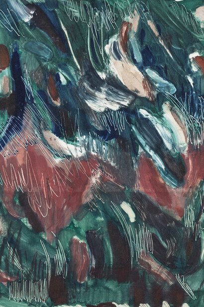 Olivia Pintér, Heron like the bird (detail), 2025. Courtesy of David Krut Projects