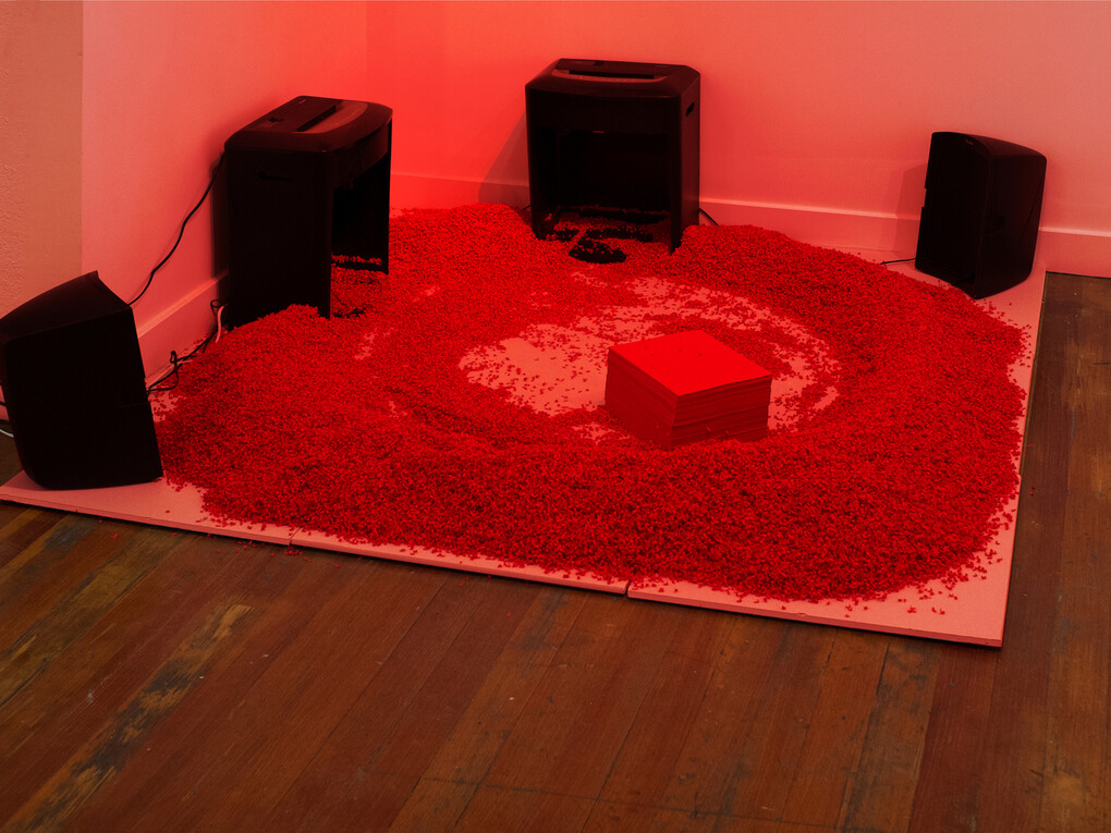Minji Sohn,  1, 2, 3, 4, 5…100, installation photo