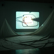 Apichatpong Weerasethakul, A conversation with the sun (afterimage), exhibition view. Courtesy of MCA