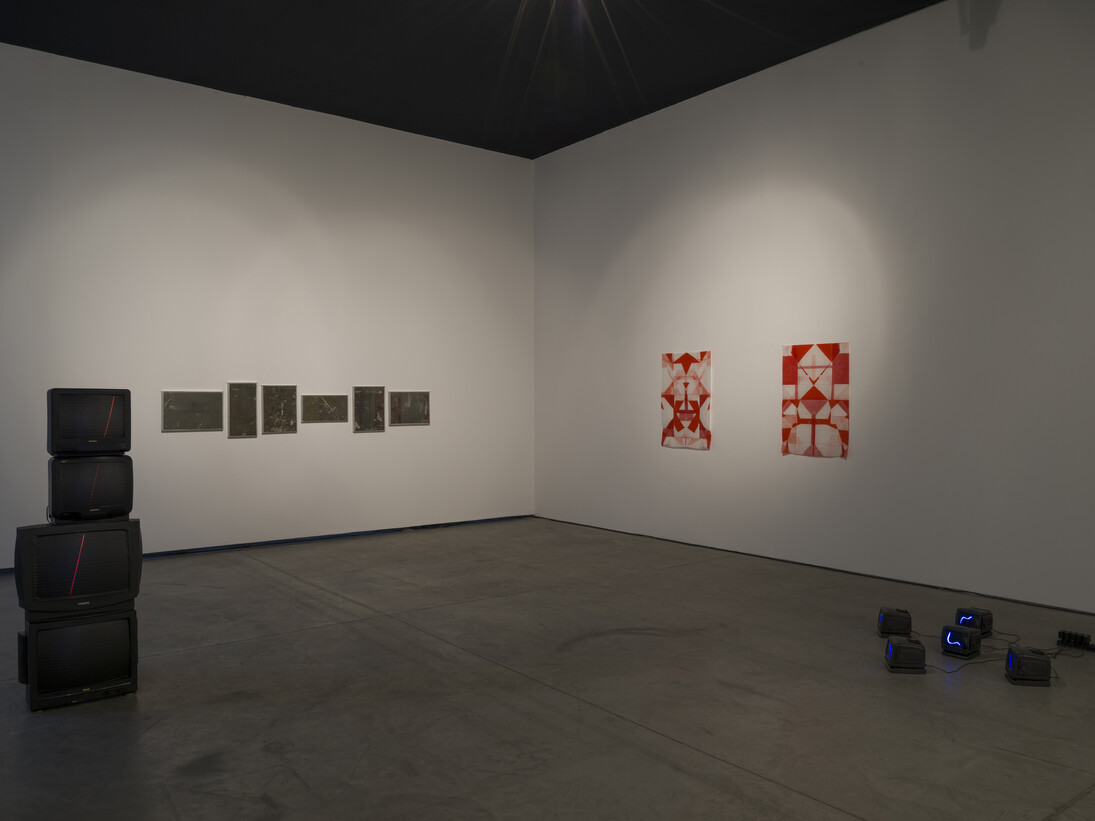 Exhibition view at Galpăo Fortes Vilaça, 2014 "Cristiano Lenhardt | Litomorfose". Photo: Eduardo Ortega
