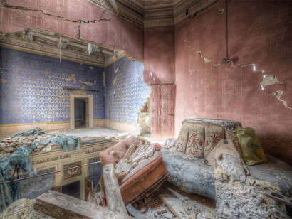 Castello di Galeazza, salone al primo piano