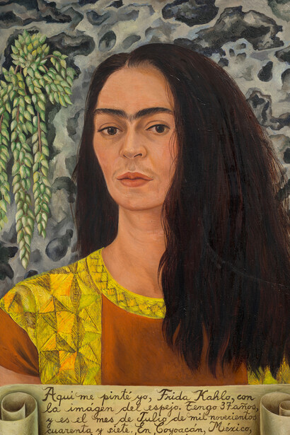 Frida Kahlo, Self-portrait with loose hair, 1947. Courtesy of the Dallas Museum of Art 