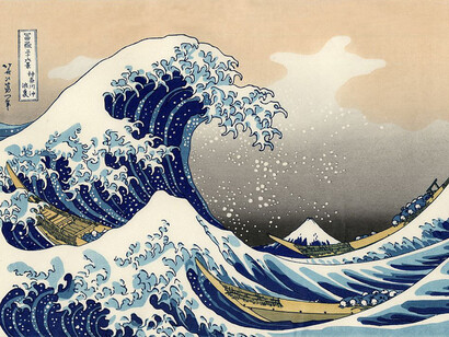 Katsushika  Hokusai – The Great Wave of Kanagawa (36 views of Mount Fuji series)
