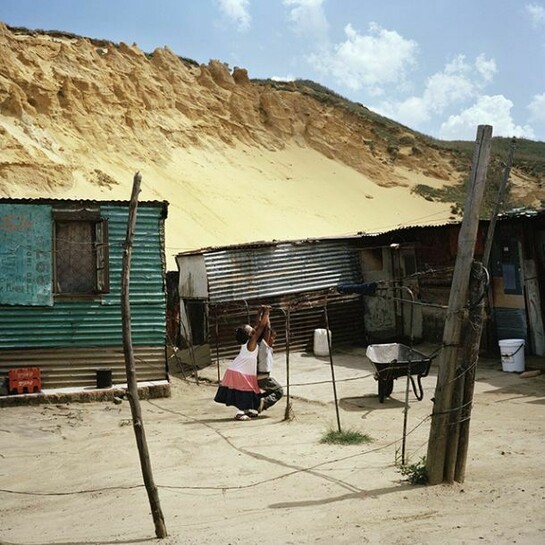 Children at home, Delmore, Johannesburg, 2012 Archival pigment print, 45 x 45cm, © Jason Larkin, courtesy of Flowers Gallery