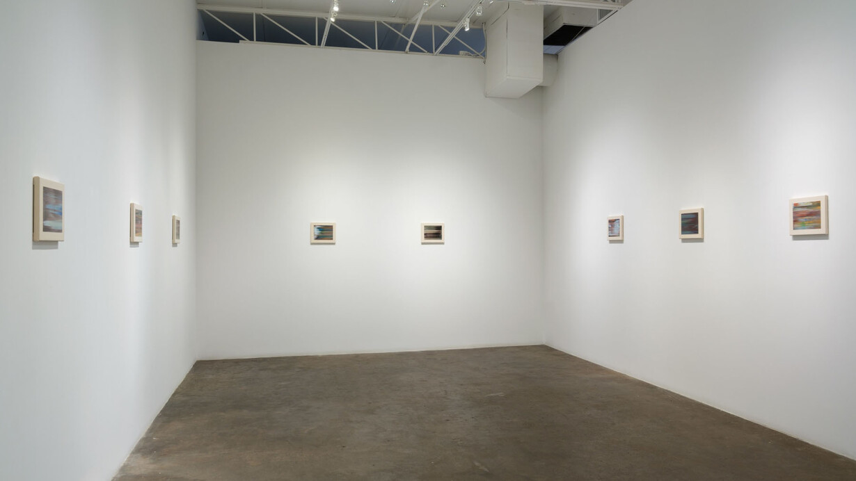 Richard Patterson, Nature paintings, exhibition view. Courtesy of Cris Worley Gallery