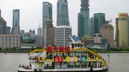 Pudong, il distretto finanziario raccolto sulla riva orientale del fiume Huangpu