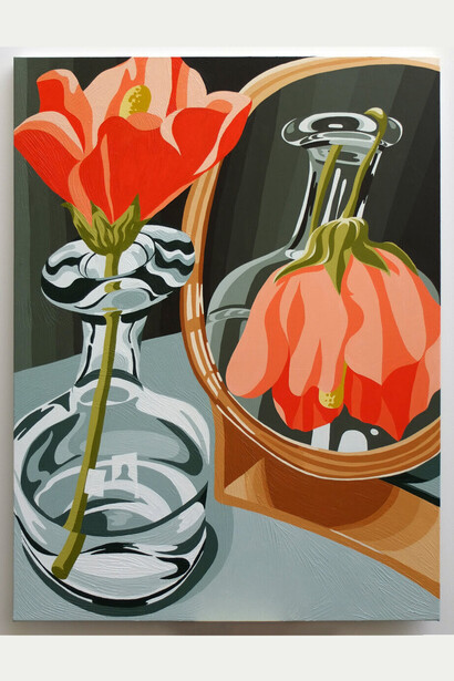 Annie Duncan, Thriving, 2023. Acrylic on canvas, 48 x 36 inches. Courtesy of Johansson Projects
