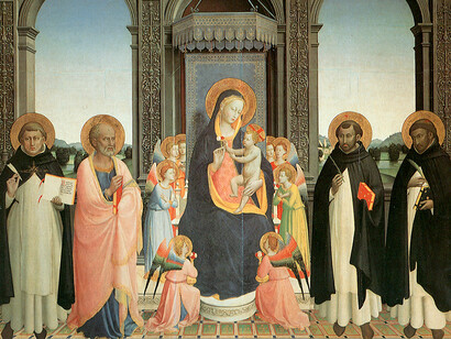 Beato Angelico, Pala di Fiesole. Per gentile concessione di Palazzo Strozzi
