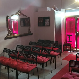 Veduta del Piccolo Teatro di Prova, dove si svolge lo spettacolo. Cortesia del Piccolo Teatro di Prova