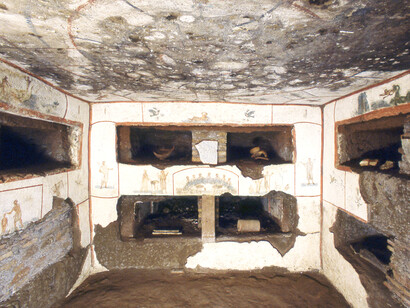 Cripta de San Callisto, Sacramenti (Roma, Italia)