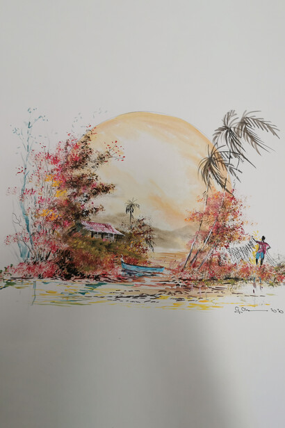 Obra de Carlos Cruz Rodríguez (detalle)