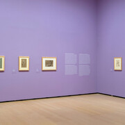 Chefs-d'œuvre sur papier de Budapest, vue d'exposition. Avec l'aimable autorisation du Guggenheim Bilbao