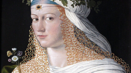 Bartolomeo Veneto  - Ritratto di Lucrezia Borgia